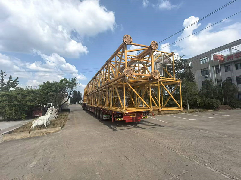 徐州君临国际承运超大件塔吊陆路跨境至乌兹别克斯坦