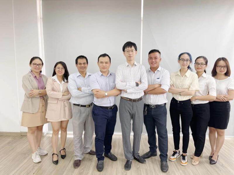 图为我司君临国际越南公司团队