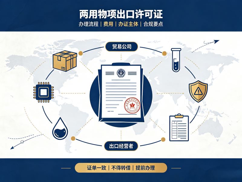 两用物项出口许可证办理
